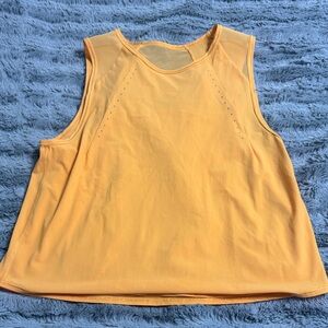 Lululemon Orange Muscle Tee